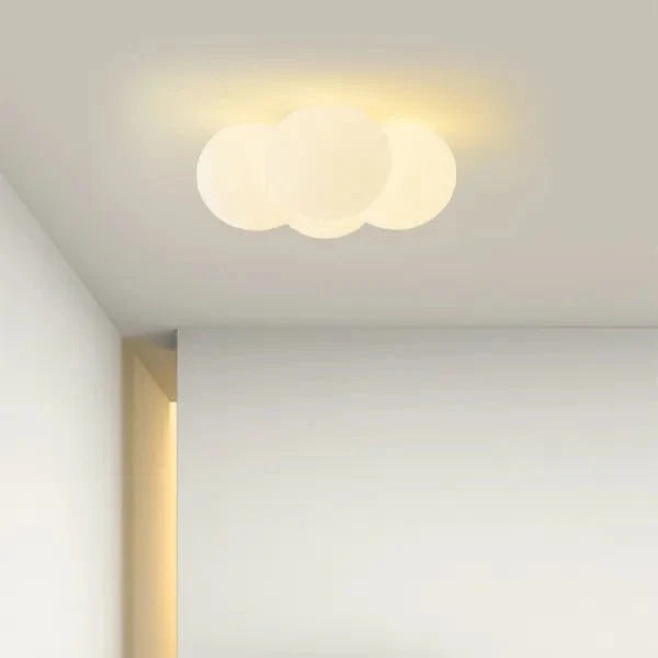 LED Deckenlampe in Wolkenform mit warmweißer und neutralweißer Lichtfarbe für Schlafzimmer und Wohnzimmer
