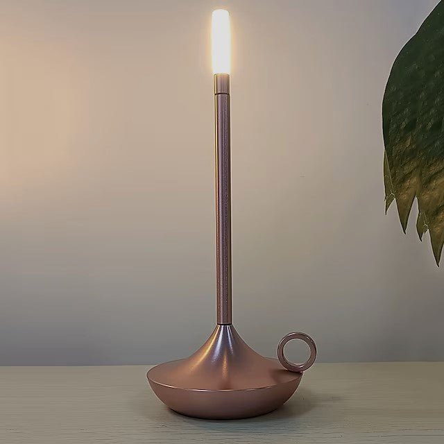 LED Tischlaterne mit dimmbarem warmweißem Licht und USB-Aufladung