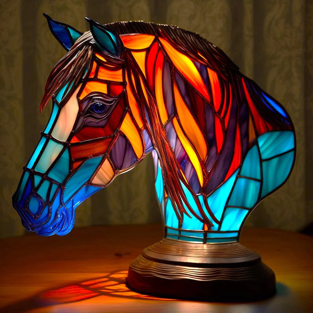 Moderne Tischlampe aus Metall und Glas mit warmweißer Beleuchtung für Wohnzimmer, Schlafzimmer und Büro