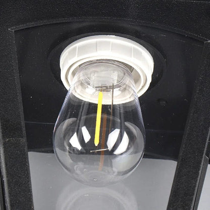 Klassische Solar-Wandleuchte mit kabellosem Design für Garten und Außenbereiche