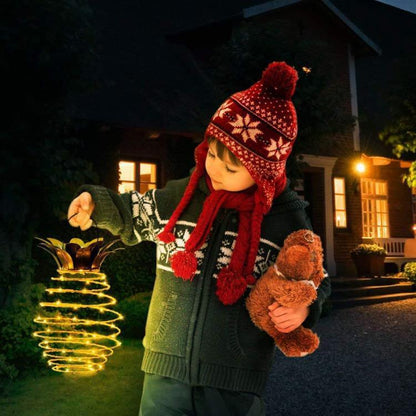 Solar-Ananas-Gartenlampe mit Hängemöglichkeit für Terrasse und Außenbereich