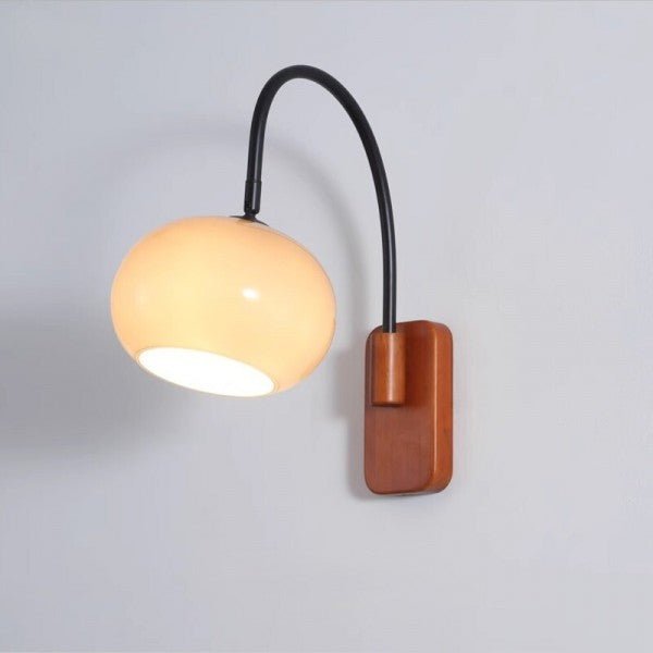 Wandlampe aus Persimmon-Glas mit drehbarem Design für moderne Innenräume