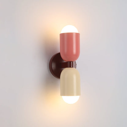 Morandi LED Wandlampe aus Metall mit warmweißem Licht für Wohnzimmer, Schlafzimmer und Flur