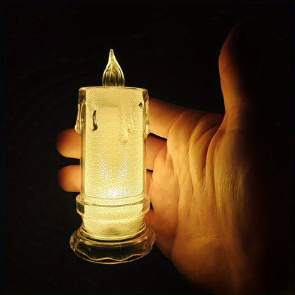 LED Kerzen Set ohne Flamme mit Batteriebetrieb für stimmungsvolle Innenbeleuchtung