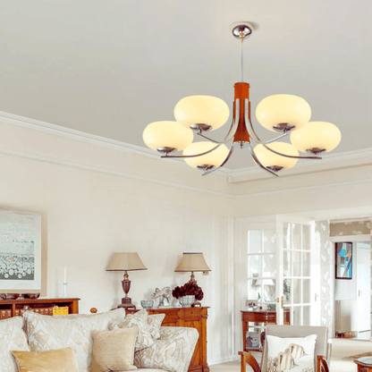 Bauhaus Deckenleuchte mit 3 oder 6 Glaskugeln – Minimalistisches Design für Wohn- und Esszimmer