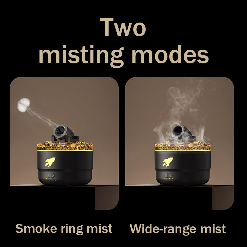 Luftbefeuchter mit LED-Beleuchtung und Aroma-Diffuser für Wohn- und Schlafzimmer