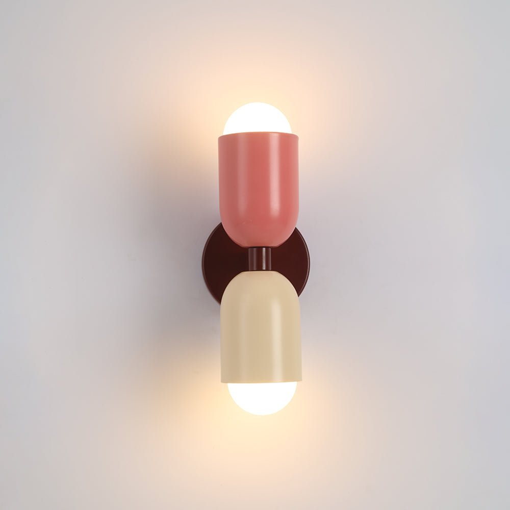 Morandi LED Wandlampe aus Metall mit warmweißem Licht für Wohnzimmer, Schlafzimmer und Flur