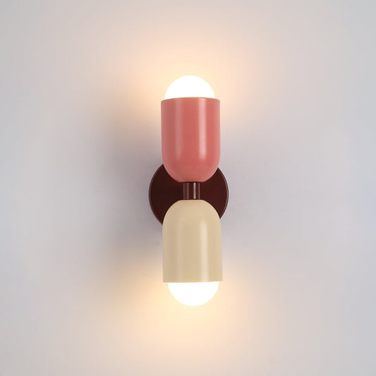 Morandi LED Wandlampe aus Metall mit warmweißem Licht für Wohnzimmer, Schlafzimmer und Flur