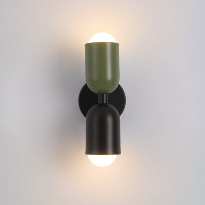 Morandi LED Wandlampe aus Metall mit warmweißem Licht für Wohnzimmer, Schlafzimmer und Flur