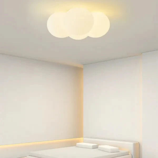 LED Deckenlampe in Wolkenform mit warmweißer und neutralweißer Lichtfarbe für Schlafzimmer und Wohnzimmer