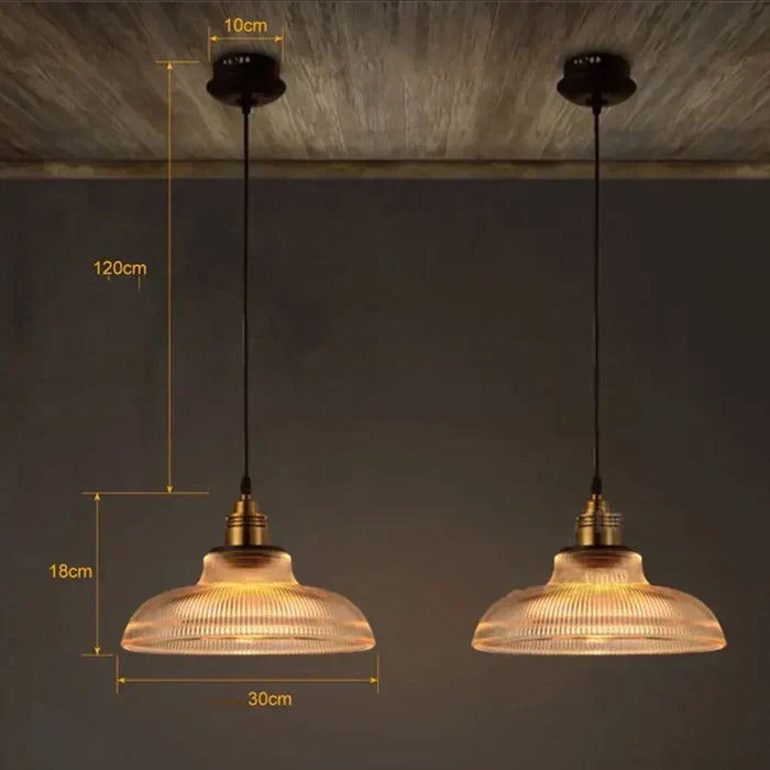 Pendelleuchte aus Glas mit verstellbarem Kabel für Esszimmer, Küche und Wohnzimmer