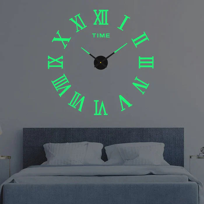 DIY Wanduhr mit individuell anpassbarem Design und großen Abmessungen für Wohnzimmer und Büro