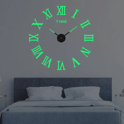 DIY Wanduhr mit individuell anpassbarem Design und großen Abmessungen für Wohnzimmer und Büro