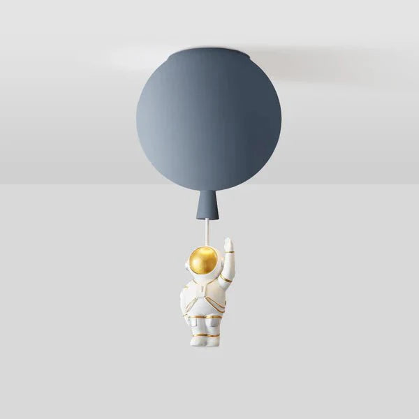 LED Deckenleuchte mit Mond- und Astronauten-Design für Kinder- und Schlafzimmer
