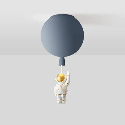LED Deckenleuchte mit Mond- und Astronauten-Design für Kinder- und Schlafzimmer