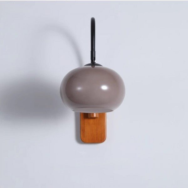 Wandlampe aus Persimmon-Glas mit drehbarem Design für moderne Innenräume