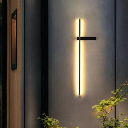 Solar-Wandleuchte aus Edelstahl mit LED-Beleuchtung für Garten und Außenbereiche