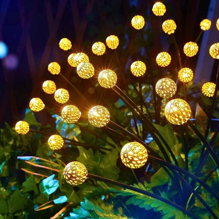 Solar Firefly Gartenleuchten mit Beweglichem Lichteffekt – Mehrfarbig & Solarbetrieben für Außenbereiche