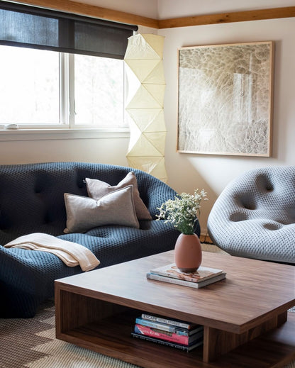 Reispapier Stehlampe mit Metallrahmen für Wohn- und Schlafzimmer