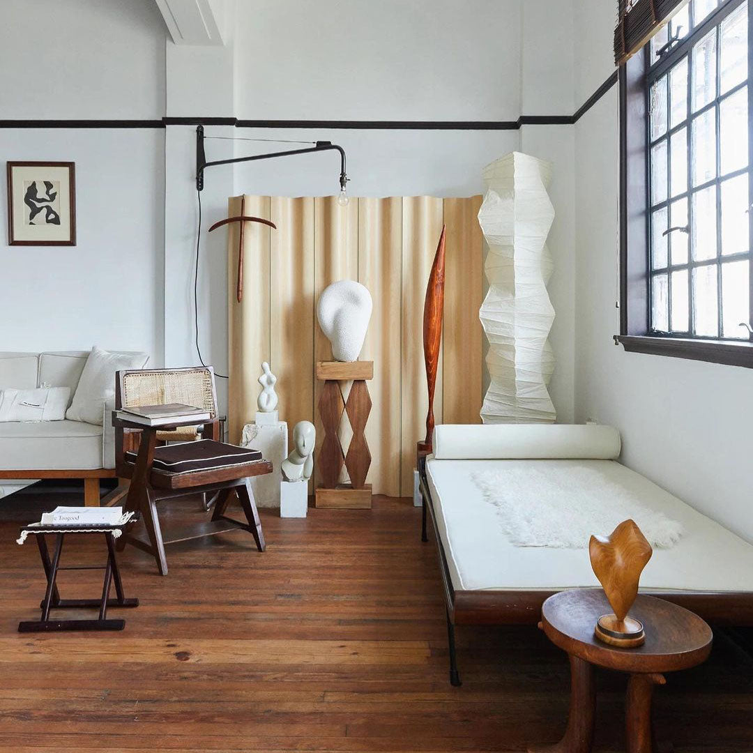 Reispapier Stehlampe mit Metallrahmen für Wohn- und Schlafzimmer