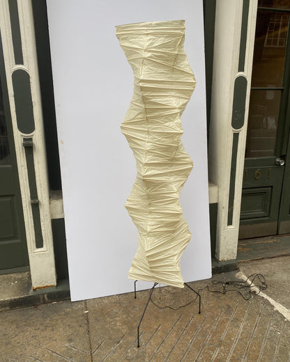 Reispapier Stehlampe mit Metallrahmen für Wohn- und Schlafzimmer