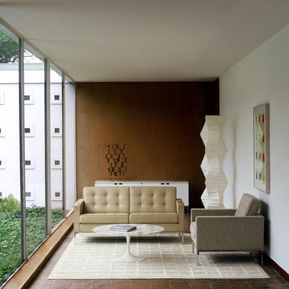 Reispapier Stehlampe mit Metallrahmen für Wohn- und Schlafzimmer