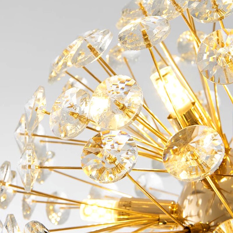 Kristall-Hängelampe mit LED-Beleuchtung für Esszimmer und Wohnzimmer