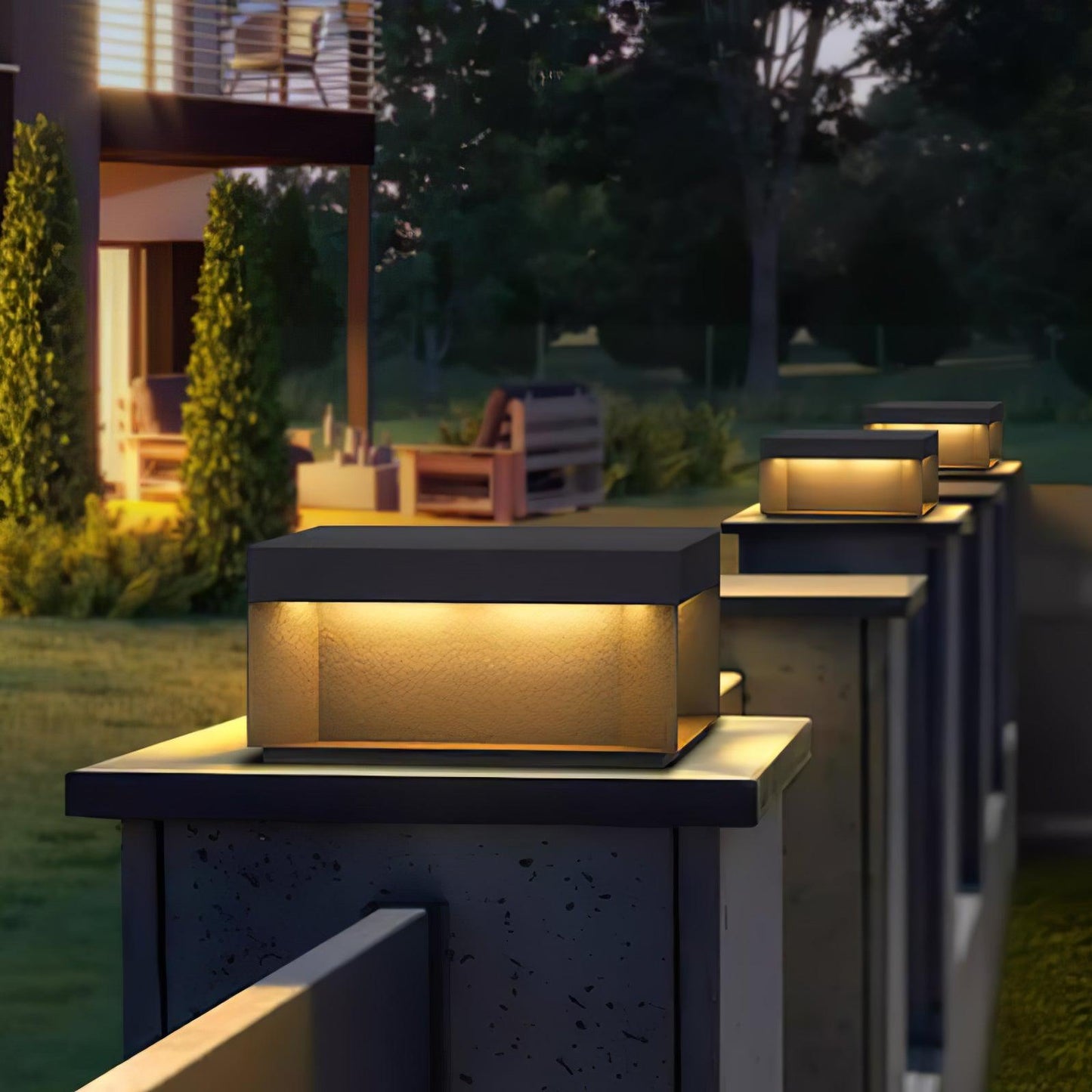 Solarlampe für Außenbereiche mit wetterfester IP65-Leuchte und Acrylabdeckung