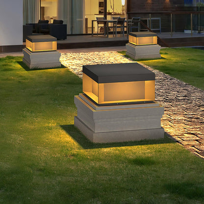 Solarlampe für Außenbereiche mit wetterfester IP65-Leuchte und Acrylabdeckung