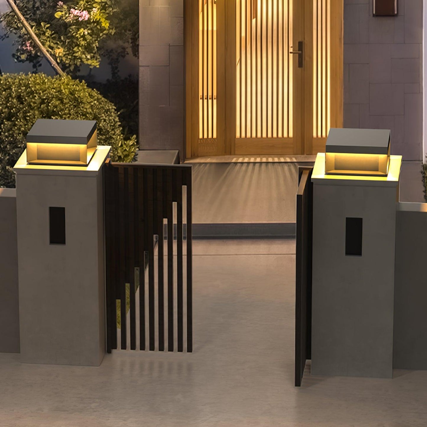 Solarlampe für Außenbereiche mit wetterfester IP65-Leuchte und Acrylabdeckung