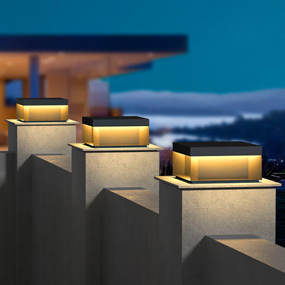 Solarlampe für Außenbereiche mit wetterfester IP65-Leuchte und Acrylabdeckung