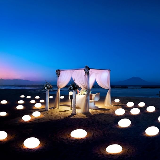 LED Gartenlampe mit 16 Farben und Fernbedienung für Außenbereiche