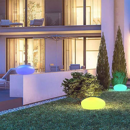 LED Gartenlampe mit 16 Farben und Fernbedienung für Außenbereiche