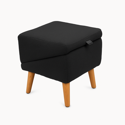 Hunde-Pouf-Rampe mit rutschfester Oberfläche und stabiler Holzkonstruktion für Sofa und Bett