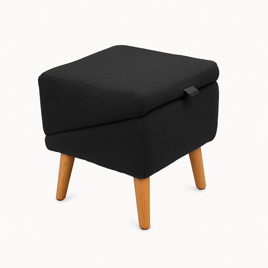 Hunde-Pouf-Rampe mit rutschfester Oberfläche und stabiler Holzkonstruktion für Sofa und Bett