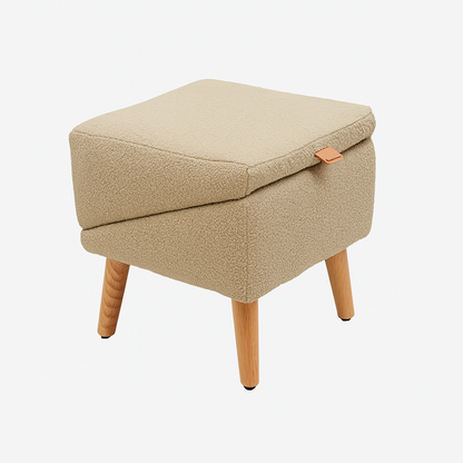Hunde-Pouf-Rampe mit rutschfester Oberfläche und stabiler Holzkonstruktion für Sofa und Bett