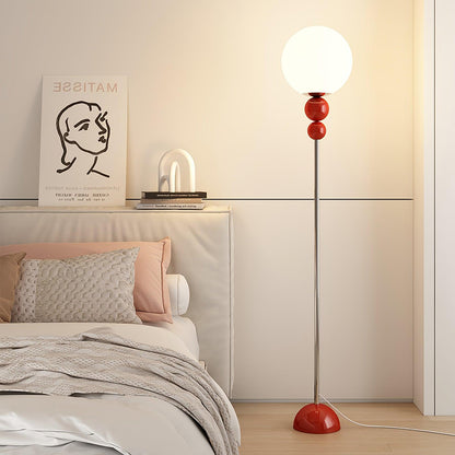 Stehlampe mit Metall- und Acrylschirm für Wohnzimmer und Schlafzimmer
