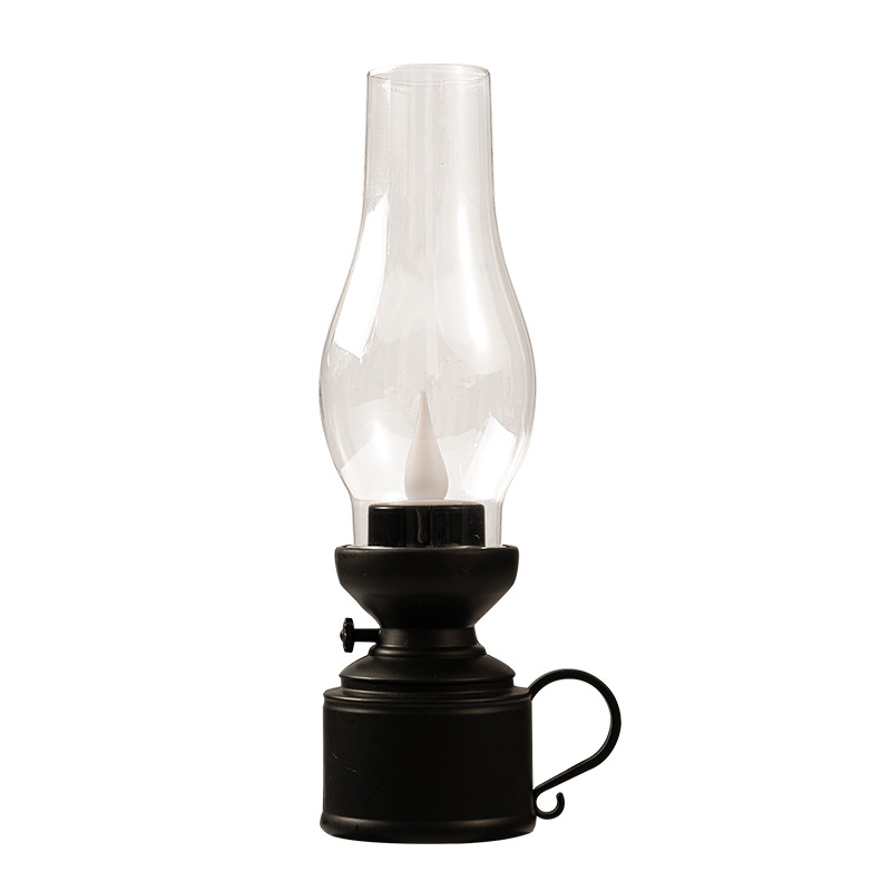 Vintage LED Kerzenlampe mit Flackerlicht für gemütliche Innen- und Außenbeleuchtung