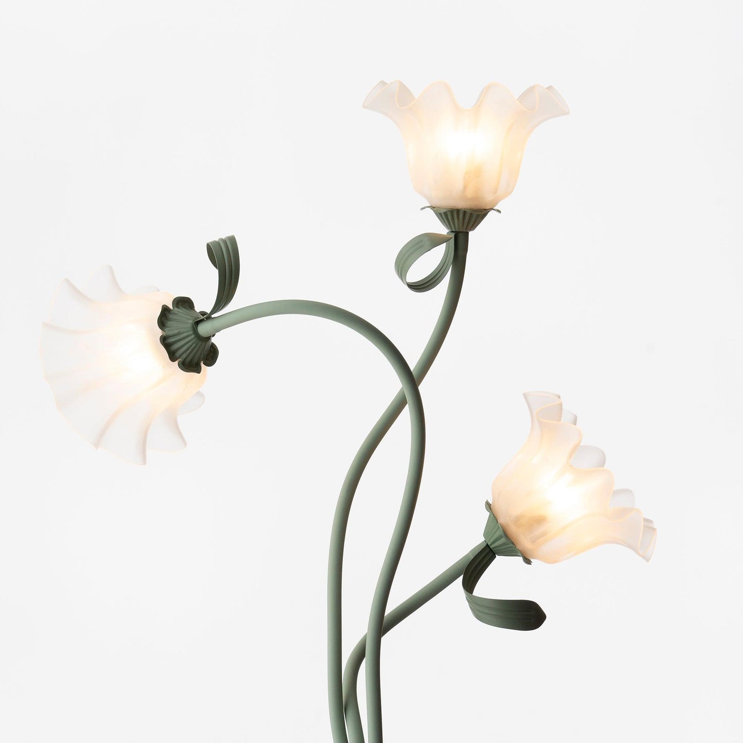 Calla Blumen Stehlampe mit Metallrahmen und LED-Fassung für Wohn- und Schlafzimmer