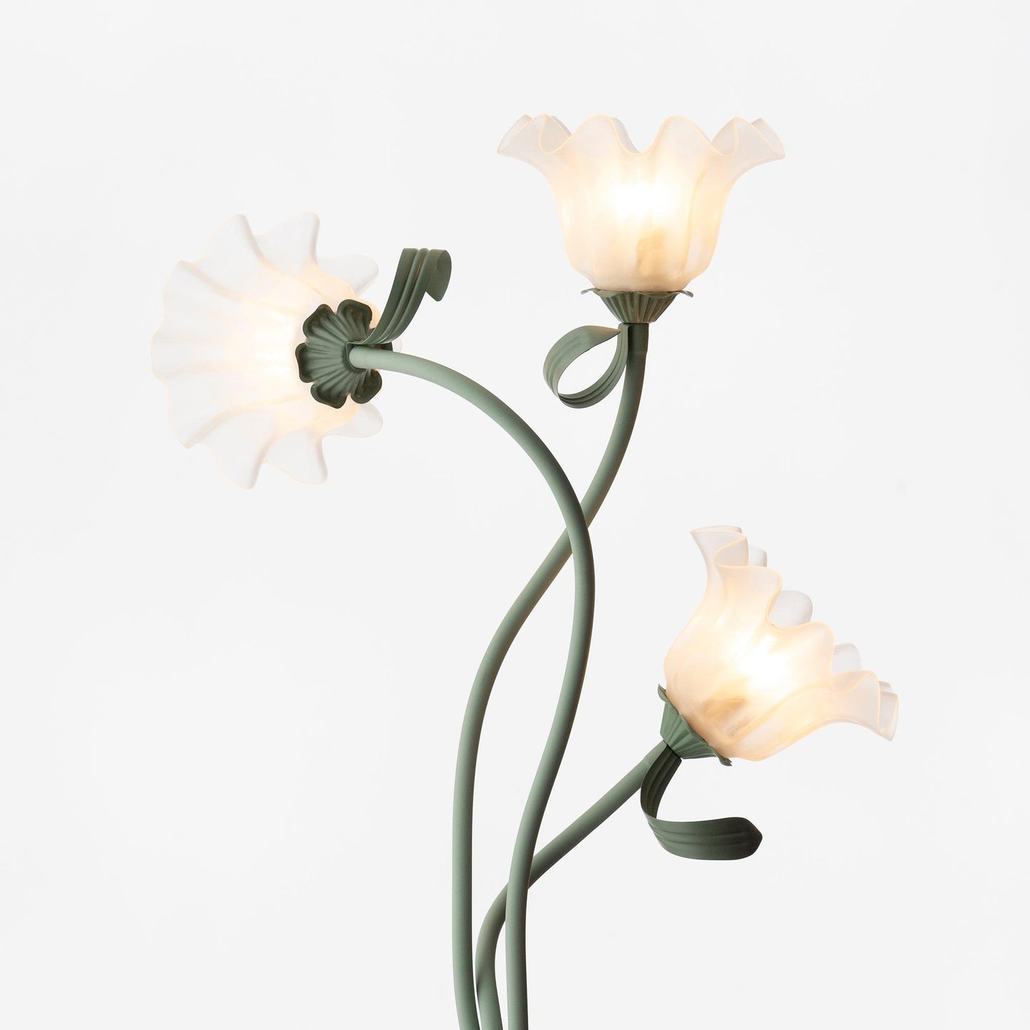 Calla Blumen Stehlampe mit Metallrahmen und LED-Fassung für Wohn- und Schlafzimmer