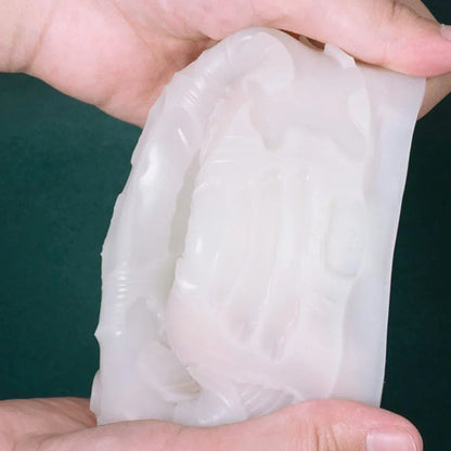 3D Silikonform für handgemachte Kerzen mit Elch-, Tannenbaum- und Schneeflockenmotiven