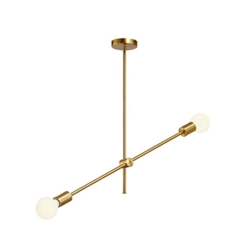 Lucca Sputnik Deckenleuchte mit Eisen-Aluminium-Gestell und E27-Fassung