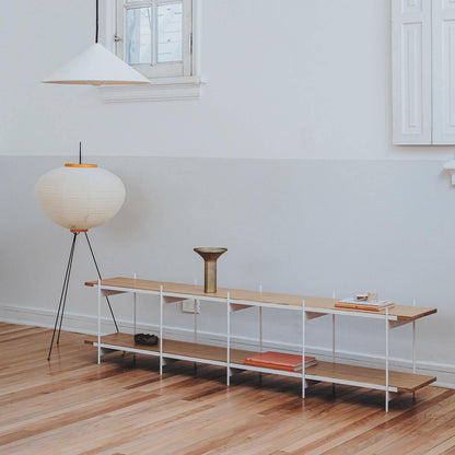 Reispapier Stehlampe mit Metallrahmen für Wohn- und Schlafzimmer