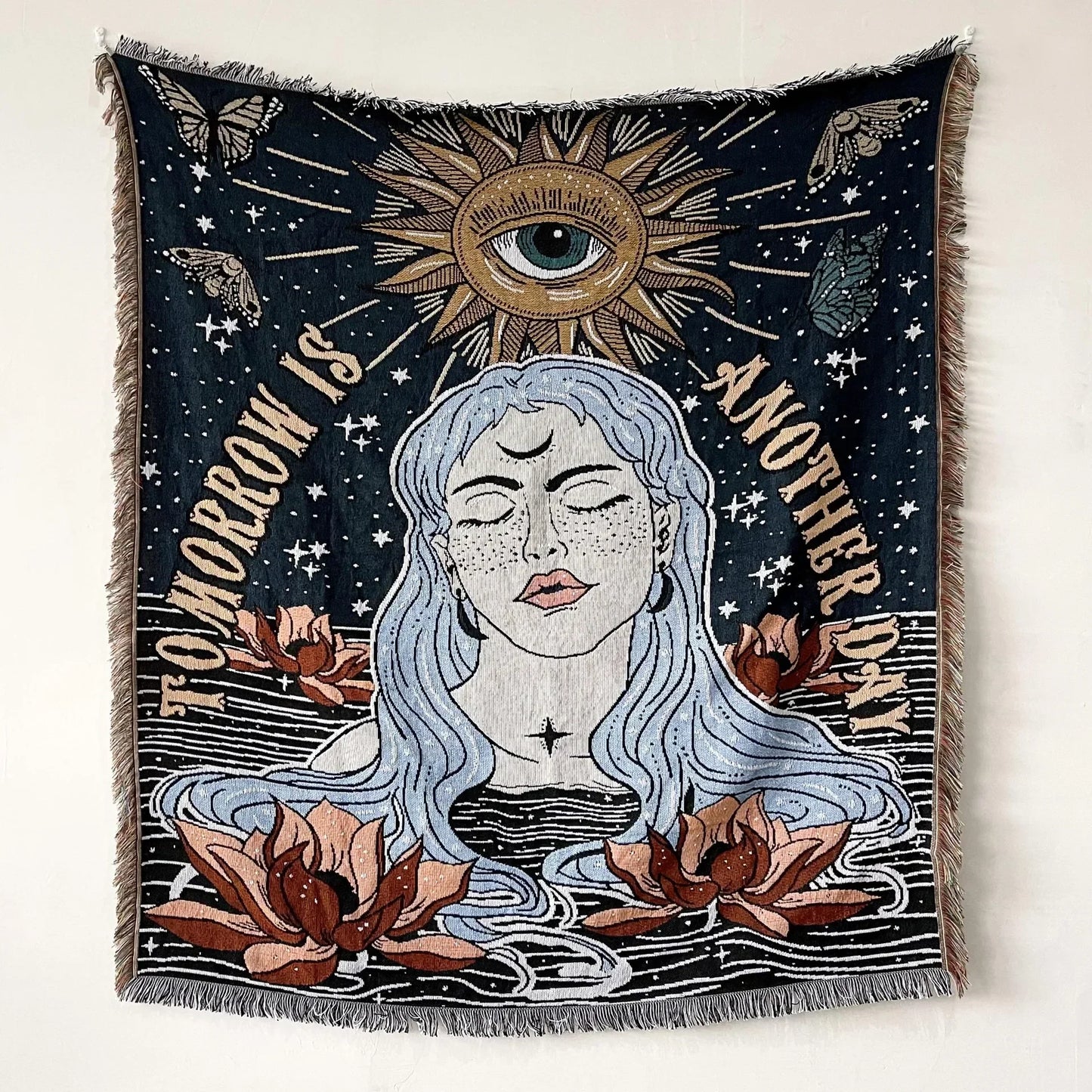 Vielseitige Wohndecke mit geometrischem Muster für Wohnzimmer und Schlafzimmer