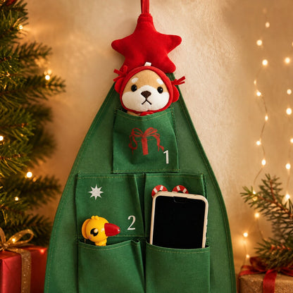 Adventskalender Weihnachtsbaum Stoff