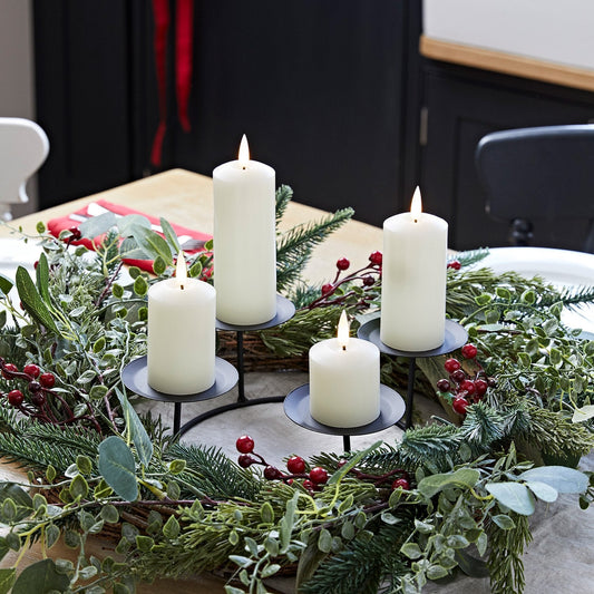 Adventskranz mit LED Kerzen