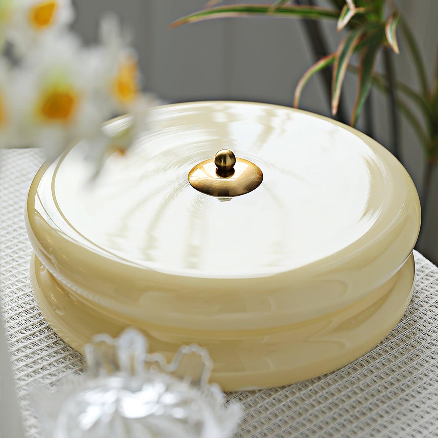 Art Deco Deckenleuchte mit integriertem LED-Licht für Wohnzimmer, Esszimmer und Flur