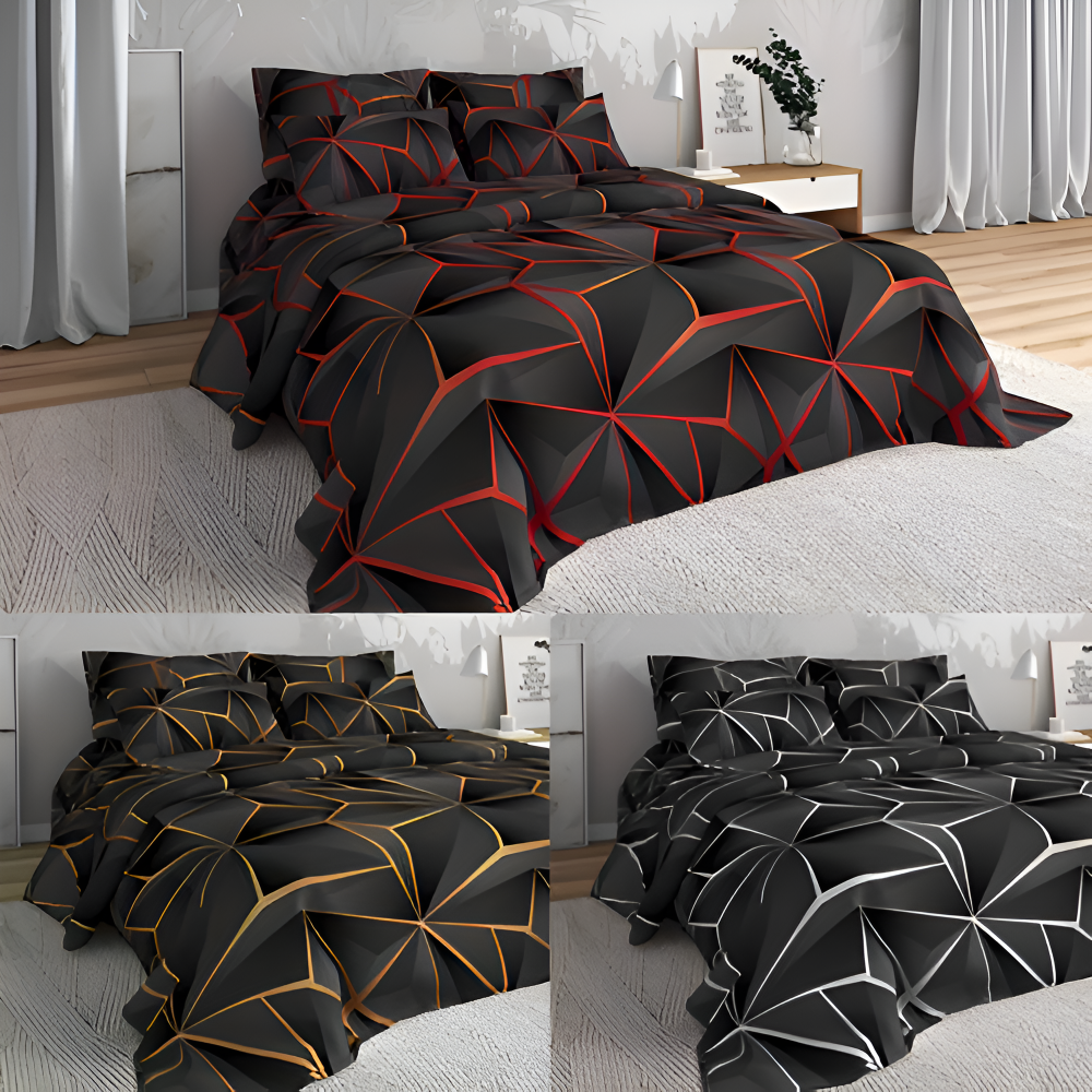 Bettwäsche geometrisches Muster