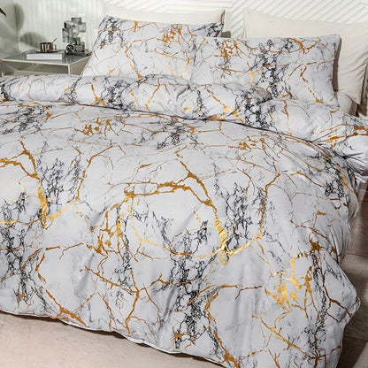 Bettwäsche Marmor Optik