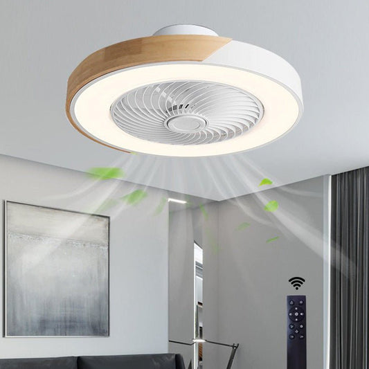 Deckenventilator ohne Blätter mit integrierter LED-Beleuchtung und Fernbedienung